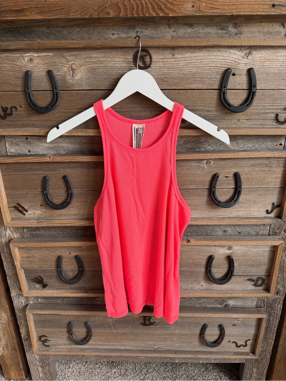Free People Neon Pink Tanktop